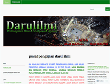 Tablet Screenshot of darulilmi.org